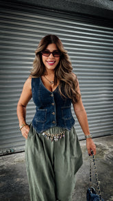 “ERICA” DENIM VEST